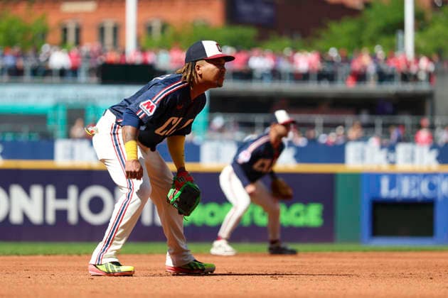 May 30, 2026: Cleveland Guardians third baseman Jose RamoÂrez (11) readies for play during the first inning of the Major League Baseball game between the Boston Red Sox and Cleveland Guardians at Progressive Field in Cleveland, Ohio. CSM Cleveland United States of America - ZUMAc04_ 20260530_zma_c04_004 Copyright: xBrianxFisherx
