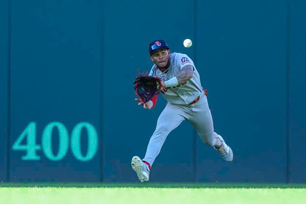 May 30, 2026: Boston Red Sox center fielder Ceddanne Rafaela (3) catches a fly ball during the eighth inning of the Major League Baseball game between the Boston Red Sox and Cleveland Guardians at Progressive Field in Cleveland, Ohio. CSM Cleveland United States of America - ZUMAc04_ 20260530_zma_c04_035 Copyright: xBrianxFisherx