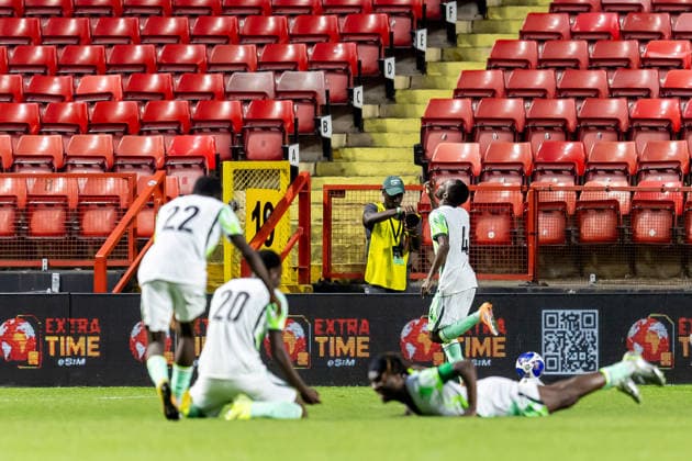 Jamaica v Nigeria, Unity Cup London 2026, Cup Final GOAL scores 3-0 Nigeria midfielder usuf bdullhi (4) scores and celebrates during the Unity Cup London 2026 match between Jamaica and Nigeria at The Valley, London, UK on 30 May 2026. London The Valley Greater London UK Editorial use only , Copyright: xManjitxNarotrax PSI-24353-0062