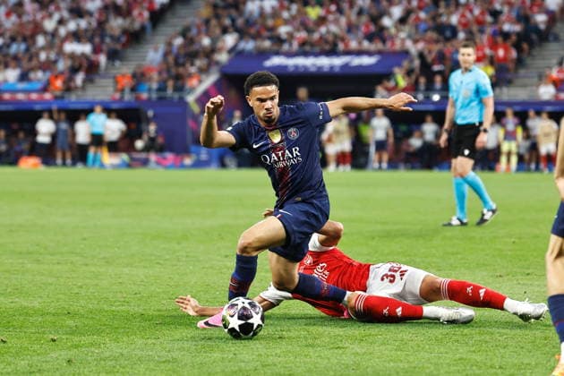 Desire Doue (PSG), MAY 30, 2026 - Football Soccer : UEFA Champions League final match between Paris Saint-Germain - Arsenal FC at the Puskas Arena in Budapest, Hungary. Noxthirdxpartyxsales  aflo_332569753