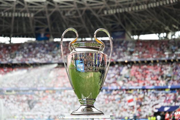 General view of Champions League trophy, MAY 30, 2026 - Football Soccer : UEFA Champions League final match between Paris Saint-Germain - Arsenal FC at the Puskas Arena in Budapest, Hungary. Noxthirdxpartyxsales  aflo_332569848
