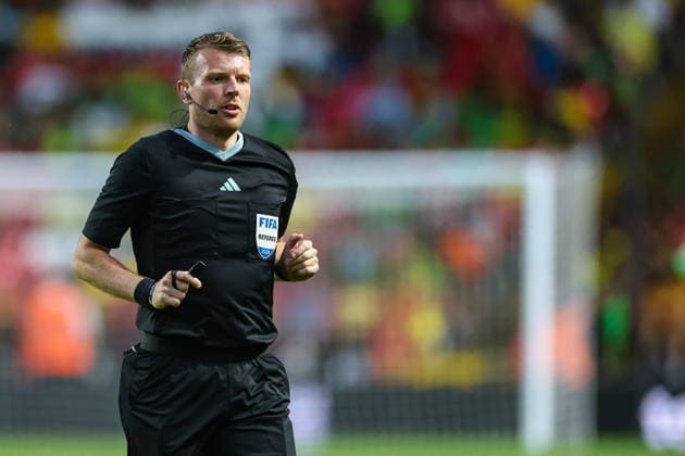 Jamaica v Nigeria, Unity Cup London 2026, Cup Final Referee, Samuel Barrott during the Unity Cup London 2026 Final match between Jamaica and Nigeria at The Valley, London, UK on 30 May 2026. London The Valley Greater London UK Editorial use only , Copyright: xToyinxOshodix PSI-24348-0084
