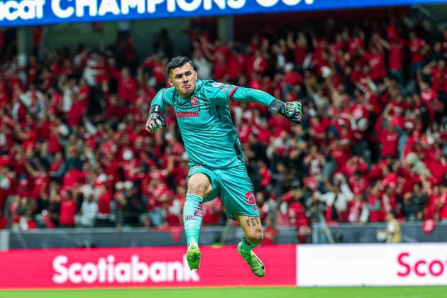 CONCACAF CHAMPIONS CUP 2026 CONCACAF CHAMPIONS CUP 2026 TOLUCA VS TIGRES UANL 30052026 TOLUCA, ESTADO DE MEXICO. Action photo of Luis Garcia of Diablos Rojos del Toluca, celebrating a goal, during title game of the CONCACAF Champions Cup 2026 at the Estadio Nemesio Diez of Toluca, Estado de Mexico, Mexico against Tigres UANL. Foto de accion de Luis Garcia de Diablos Rojos del Toluca, durante juego por el titulo de la CONCACAF Champions Cup 2026, celebrado en el Estadio Nemesio Diez de Toluca, Estado de Mexico, Mexico en contra de Tigres UANL. Photo by IMAGENSHOP AGENCIA FOTOGRAFICA TOLUCA ESTADO DE MEXICO MEXICO Copyright: xIMAGENSHOPxAGENCIAxFOTOGRAFICAx