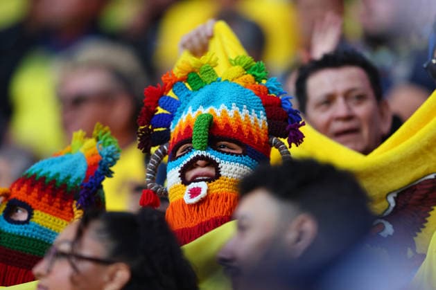 HARRISON, NJ - MAY 30: Ecuador fans prior to the first half of the pre 2026 FIFA World Cup, WM, Weltmeisterschaft, Fussball Friendly game against Saudi Arabia on May 30, 2026 at Sports Illustrated Stadium in Harrison, New Jersey. (Photo by Rich Graessle Icon Sportswire) SOCCER: MAY 30 Ecuador vs Saudi Arabia EDITORIAL USE ONLY Icon26053026246