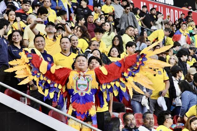 RECORD DATE NOT STATED Ecuador vs Saudi Arabia Friendlies Ahead of FIFA 2026 World Cup. (SPO) Ecuador vs Saudi Arabia Friendlies Ahead of FIFA 2026 World Cup. May 30, 2026, Harrison, New Jersey, USA: Ecuador fans during friendly soccer match between Ecuador and Saudi Arabia ahead of FIFA 2026 World Cup at Sports illustrated stadium in Harrison, New Jersey. Credit: Niyi Fote Thenews2(Foto: Niyi Fote Thenews2 imago images) SPO  Copyright: xNiyixFotex