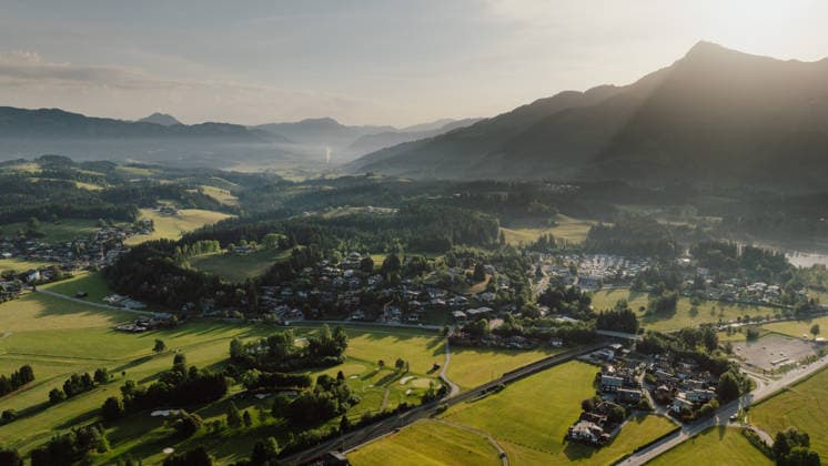 GOLF - Austrian Alpine Open KITZBUEHEL,AUSTRIA,31.MAY.26 - GOLF - DP World Tour, Austrian Alpine Open, GC Kitzbuehel-Schwarzsee-Reith. Image shows an overview of GC Kitzbuehel-Schwarzsee-Reith.  GEPAxpictures xAlexanderxSolc