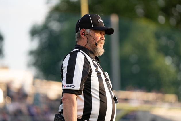 30.05.2026, xhfmx, American Football EFA European Football Alliance, Frankfurt Galaxy - Munich Ravens Referee (DFL DFB REGULATIONS PROHIBIT ANY USE OF PHOTOGRAPHS as IMAGE SEQUENCES and or QUASI-VIDEO) Frankfurt am Main