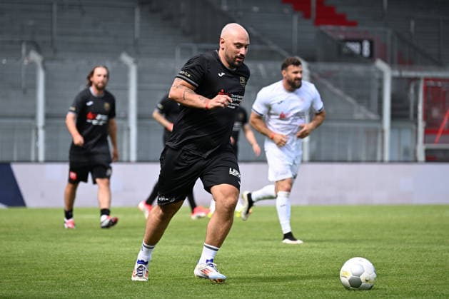 30.05.2026, xsvx, Fussball Langholz Cup 2026, v.l. Timo Gebhart (Eckerlin & Friends) Wiesbaden