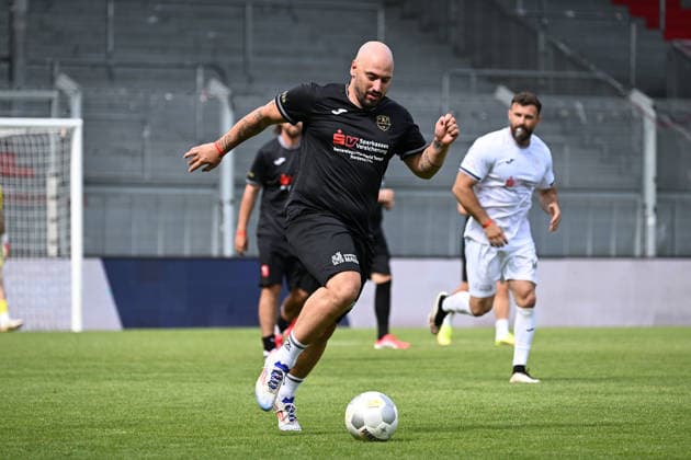 30.05.2026, xsvx, Fussball Langholz Cup 2026, v.l. Timo Gebhart (Eckerlin & Friends) Wiesbaden