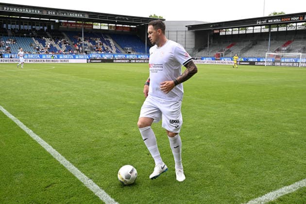 30.05.2026, xsvx, Fussball Langholz Cup 2026, v.l. Steven Ruprecht (DFL Legenden) Wiesbaden