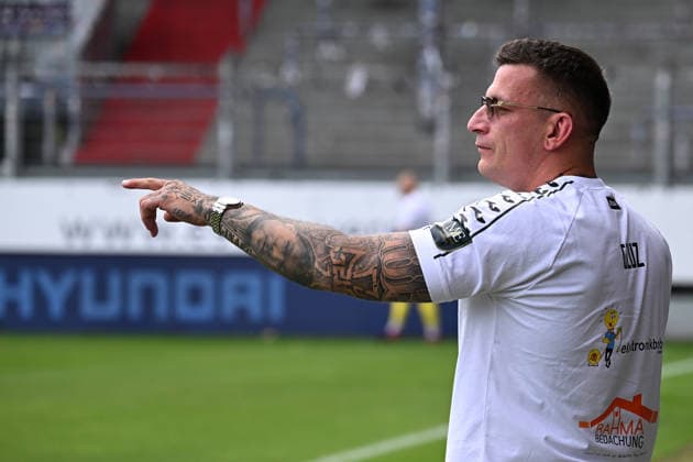 30.05.2026, xsvx, Fussball Langholz Cup 2026, v.l. Rapper Musiker Gzuz 187 Strassenbande Kristoffer Jonas Klauß Klauss Wiesbaden