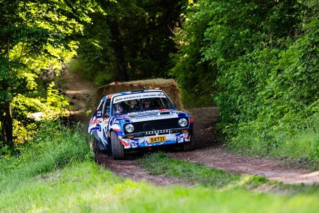 30.05.2026, GER, Motorsport Rallyesport, Maenner Frauen, Saison 2026, 61. RSC-Rallye Wartburg RSC Rallye Super Cup powered by Carunion org. MC Eisenach Bob Kellen KELLEN, Bob (LUX) FABER, Laurent (LUX) (Ford Escort Mk2) Am Samstagnachmittag gingen die Teilnehmer Fahrer auf die letze Wertungsprüfung Flachsgrund powered by Formella Bau GmbH. 99817 Eisenach Festplatz Spicke Thüringen Deutschland