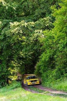 30.05.2026, GER, Motorsport Rallyesport, Maenner Frauen, Saison 2026, 61. RSC-Rallye Wartburg RSC Rallye Super Cup powered by Carunion org. MC Eisenach RAUSCH, Michael (DEU) SCHMIDT, Volker (DEU) (Opel Ascona B 16 V) Am Samstagnachmittag gingen die Teilnehmer Fahrer auf die letze Wertungsprüfung Flachsgrund powered by Formella Bau GmbH. 99817 Eisenach Festplatz Spicke Thüringen Deutschland