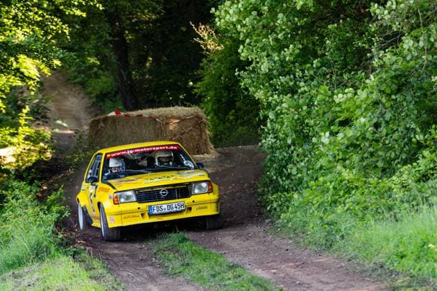 30.05.2026, GER, Motorsport Rallyesport, Maenner Frauen, Saison 2026, 61. RSC-Rallye Wartburg RSC Rallye Super Cup powered by Carunion org. MC Eisenach GAISER, Jochen (DEU) HAUPTMANN, Sonja (DEU) (Opel Ascona B 400 JG Motorsport) Am Samstagnachmittag gingen die Teilnehmer Fahrer auf die letze Wertungsprüfung Flachsgrund powered by Formella Bau GmbH. 99817 Eisenach Festplatz Spicke Thüringen Deutschland