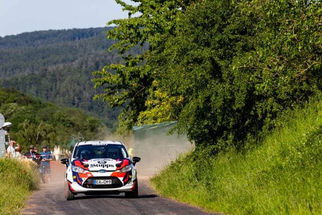 30.05.2026, GER, Motorsport Rallyesport, Maenner Frauen, Saison 2026, 61. RSC-Rallye Wartburg RSC Rallye Super Cup powered by Carunion org. MC Eisenach MALSCH, Colin (DEU) BARTOELKE, Paul (DEU) (Ford Fiesta) Am Samstagnachmittag gingen die Teilnehmer Fahrer auf die letze Wertungsprüfung Flachsgrund powered by Formella Bau GmbH. 99817 Eisenach Festplatz Spicke Thüringen Deutschland