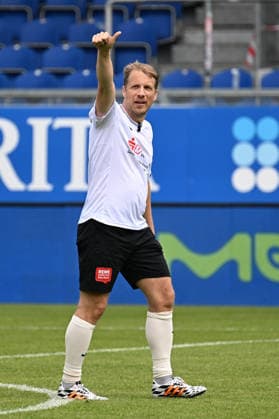 30.05.2026, xsvx, Fussball Langholz Cup 2026, v.l. Oliver Oli Pocher Wiesbaden