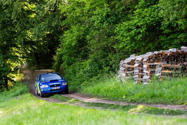 30.05.2026, GER, Motorsport Rallyesport, Maenner Frauen, Saison 2026, 61. RSC-Rallye Wartburg RSC Rallye Super Cup powered by Carunion org. MC Eisenach MC Weida ROSTALSKI, Nico (DEU) SCHWIRZER, Jessica (DEU) (Subaru Impreza WRX STi) Am Samstagnachmittag gingen die Teilnehmer Fahrer auf die letze Wertungsprüfung Flachsgrund powered by Formella Bau GmbH. 99817 Eisenach Festplatz Spicke Thüringen Deutschland