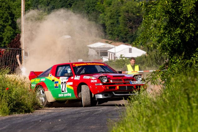 30.05.2026, GER, Motorsport Rallyesport, Maenner Frauen, Saison 2026, 61. RSC-Rallye Wartburg RSC Rallye Super Cup powered by Carunion org. MC Eisenach Hilmar Bosse BOSSE, Hilmar (DEU) JANTZ, Robert (DEU) (Mitsubishi Starion Hilmar Bosse) Am Samstagnachmittag gingen die Teilnehmer Fahrer auf die letze Wertungsprüfung Flachsgrund powered by Formella Bau GmbH. 99817 Eisenach Festplatz Spicke Thüringen Deutschland