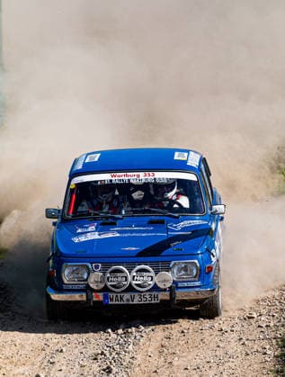 30.05.2026, GER, Motorsport Rallyesport, Maenner Frauen, Saison 2026, 61. RSC-Rallye Wartburg RSC Rallye Super Cup powered by Carunion org. MC Eisenach MC Eisenach e.V. im ADAC FORMELLA, Andreas (DEU) RIEMER, Sascha (DEU) (Wartburg 353) Am Samstagnachmittag gingen die Teilnehmer Fahrer auf die letze Wertungsprüfung Flachsgrund powered by Formella Bau GmbH. 99817 Eisenach Festplatz Spicke Thüringen Deutschland