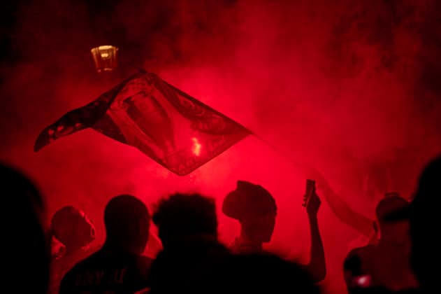Paris supporters celebrate PSG s victory in 2026 Champions League on Champs-Elysees, on May 30, 2026. - 30 05 2026 - France Paris -  AntoninxBuratx xLexPictorium LePictorium_0335137