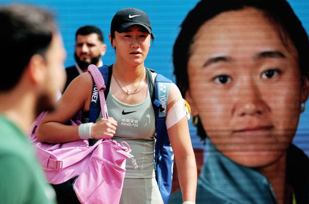 TENNIS - French Open 2026 PARIS,FRANCE,31.MAY.26 - TENNIS - WTA, Tennis Damen Tour, French Open, Roland Garros, Grand Slam. Image shows Xiyu Wang (CHN).  GEPAxpictures xMatthiasxHauer