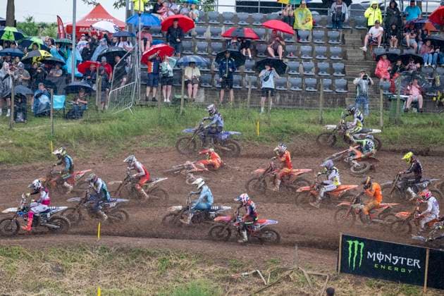 MXGP of Teutschenthal 2026 Teutschenthal, Deutschland 31. Mai 2026 Im Bild:Start EMX 250 Teutschenthal Motocross Strecke Talkessel Sachsen-Anhalt Deutschland