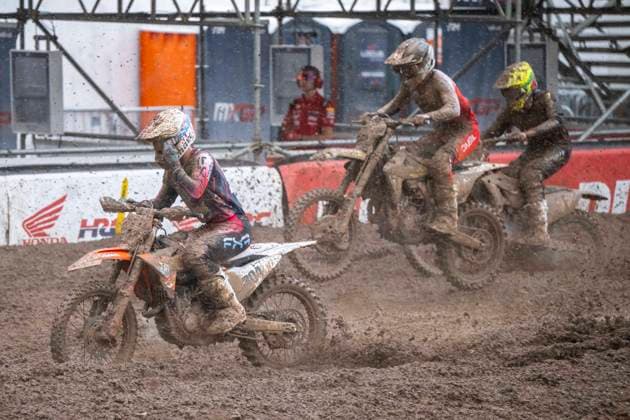 MXGP of Teutschenthal 2026 Teutschenthal, Deutschland 31. Mai 2026 Im Bild:v.li.Owens Liam KTM AUS MA Cat Moto Bauerschmidt KTM Teutschenthal Motocross Strecke Talkessel Sachsen-Anhalt Deutschland