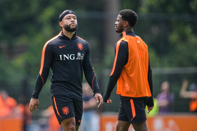 2026-05-31 - Dutch Squad Training ZEIST, NETHERLANDS - MAY 31: Memphis Depay of the Netherlands squad during a training during a Dutch Squad Training at KNVB Campus on May 31, 2026 in Zeist, Netherlands. Zeist KNVB Campus Netherlands Content not available for redistribution in The Netherlands directly or indirectly through any third parties. Copyright: xDennisxBresserx