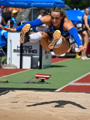 ATHLETICS - Hypomeeting Goetzis 2026 GOETZIS,AUSTRIA,31.MAY.26 - ATHLETICS - World Athletics Combined Events Tour, Hypomeeting, heptathlon, long jump. Image shows Chiara-Belinda Schuler (AUT).  GEPAxpictures xOliverxLerch