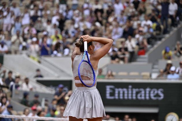 Tennis -Internationaux de France - Roland Garros 2026 - ITF - 31 05 2026 - Tennis -Internationaux de France - Roland Garros 2026 - ITF - 31 05 2026 - Marta Kostyuk - Ukraine a battu Swiatek ParisFrance  Copyright: xChryslenexCaillaud Psnewzx