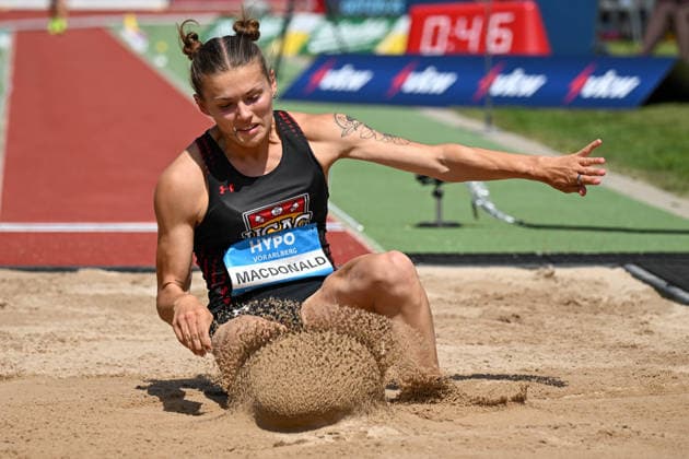 ATHLETICS - Hypomeeting Goetzis 2026 GOETZIS,AUSTRIA,31.MAY.26 - ATHLETICS - World Athletics Combined Events Tour, Hypomeeting, heptathlon, long jump. Image shows Sienna MacDonald (USA).  GEPAxpictures xOliverxLerch