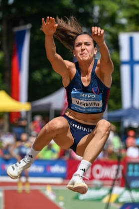 ATHLETICS - Hypomeeting Goetzis 2026 GOETZIS,AUSTRIA,31.MAY.26 - ATHLETICS - World Athletics Combined Events Tour, Hypomeeting, heptathlon, long jump. Image shows Sveva Gerevini (ITA).  GEPAxpictures xOliverxLerch