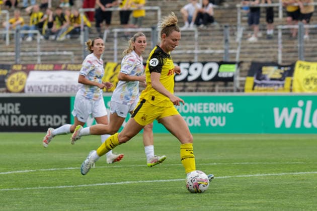 31.05.2026, xgrfx, Fussball Frauen Regionalliga West, Borussia Dortmund - Vorwärts Spoho Köln v.l. Tor, Rita Schumacher (Borussia Dortmund) (DFL DFB REGULATIONS PROHIBIT ANY USE OF PHOTOGRAPHS as IMAGE SEQUENCES and or QUASI-VIDEO) Stadion Rote Erde