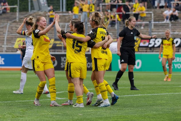 31.05.2026, xgrfx, Fussball Frauen Regionalliga West, Borussia Dortmund - Vorwärts Spoho Köln v.l. Tor, Rita Schumacher (Borussia Dortmund) (DFL DFB REGULATIONS PROHIBIT ANY USE OF PHOTOGRAPHS as IMAGE SEQUENCES and or QUASI-VIDEO) Stadion Rote Erde
