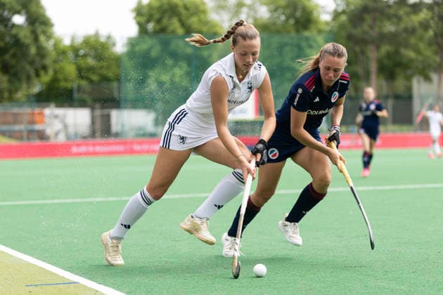 Deutsche Feldhockey-Meisterschaft der Damen Final4 - Düsseldorfer HC gegen Mannheimer HC, 31.05.2026 Deutsche Feldhockey-Meisterschaft der Damen Final4 - Düsseldorfer HC gegen Mannheimer HC am 31.05.2026 in Bonn. Düsseldorf wird Deutscher Meister der Frauen - Copyright: xBEAUTIFULxSPORTS KennyxBeelex