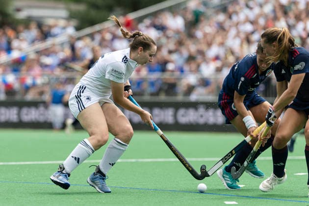 Deutsche Feldhockey-Meisterschaft der Damen Final4 - Düsseldorfer HC gegen Mannheimer HC, 31.05.2026 Deutsche Feldhockey-Meisterschaft der Damen Final4 - Düsseldorfer HC gegen Mannheimer HC am 31.05.2026 in Bonn. Düsseldorf wird Deutscher Meister der Frauen - Copyright: xBEAUTIFULxSPORTS KennyxBeelex