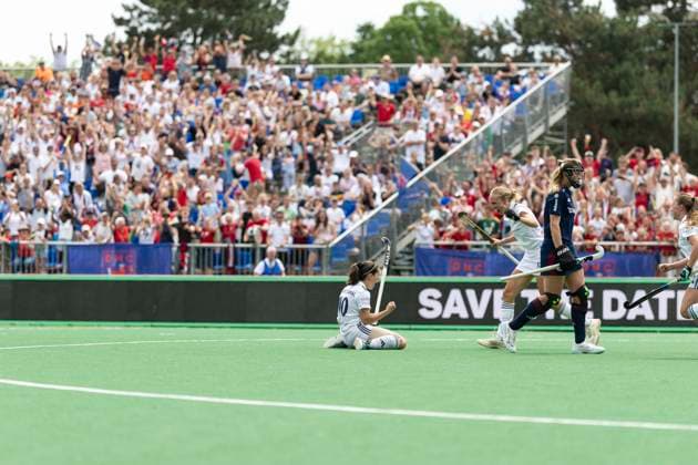 Deutsche Feldhockey-Meisterschaft der Damen Final4 - Düsseldorfer HC gegen Mannheimer HC, 31.05.2026 Deutsche Feldhockey-Meisterschaft der Damen Final4 - Düsseldorfer HC gegen Mannheimer HC am 31.05.2026 in Bonn. Düsseldorf wird Deutscher Meister der Frauen - Copyright: xBEAUTIFULxSPORTS KennyxBeelex