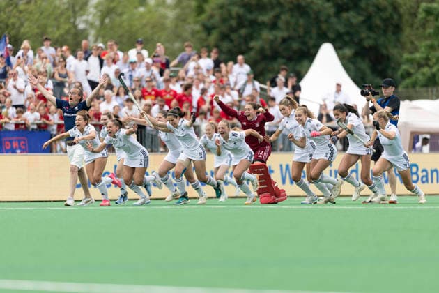 Deutsche Feldhockey-Meisterschaft der Damen Final4 - Düsseldorfer HC gegen Mannheimer HC, 31.05.2026 Deutsche Feldhockey-Meisterschaft der Damen Final4 - Düsseldorfer HC gegen Mannheimer HC am 31.05.2026 in Bonn. Düsseldorf wird Deutscher Meister der Frauen - Copyright: xBEAUTIFULxSPORTS KennyxBeelex