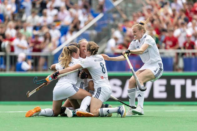 Deutsche Feldhockey-Meisterschaft der Damen Final4 - Düsseldorfer HC gegen Mannheimer HC, 31.05.2026 Deutsche Feldhockey-Meisterschaft der Damen Final4 - Düsseldorfer HC gegen Mannheimer HC am 31.05.2026 in Bonn. Düsseldorf wird Deutscher Meister der Frauen - Copyright: xBEAUTIFULxSPORTS KennyxBeelex