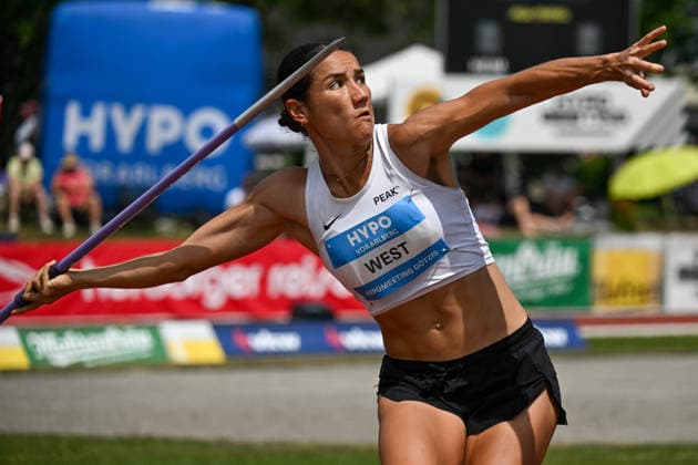 ATHLETICS - Hypomeeting Goetzis 2026 GOETZIS,AUSTRIA,31.MAY.26 - ATHLETICS - World Athletics Combined Events Tour, Hypomeeting, heptathlon, javelin throw. Image shows Tori West (AUS).  GEPAxpictures xOliverxLerch
