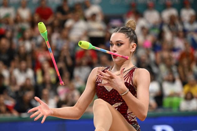 IPA85209978 - LEWINSKA Liliana (POL) during European Championships in Rhythmic gymnastics, Rhythmische Sportgymnastik, RSG Gymnastics in Varna, Bulgaria, May 31 2026  Copyright: xFilippoxTomasi IPAxSportx xx 85209978