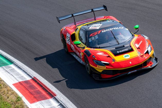 IPA85210273 - Matias ZAGAZETA, Jeff MACHIELS and Gilles STADSBADER driving the ( 52) Ferrari 296 GT3 EVO of team AF Corse during Monza - Round 3, GT World Challenge race in Monza, Italy, May 31 2026  Copyright: xLucaxRossini IPAxSportx xx 85210273