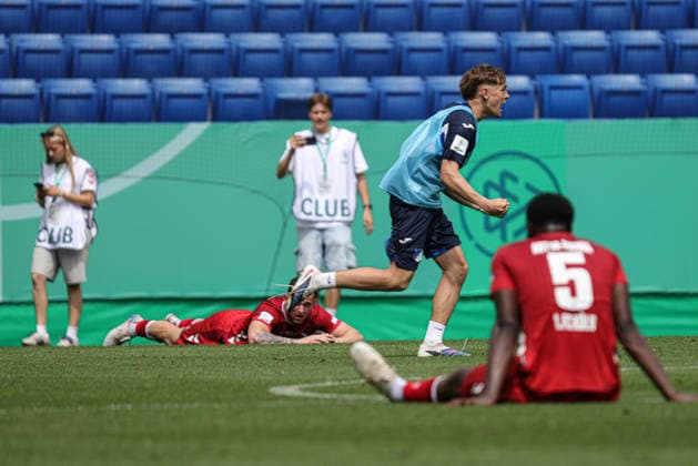 31.05.2026, xhettx, Fussball DM A-Junioren , TSG 1899 Hoffenheim - 1. FC Köln v.l. Enttäuschung bei Köln (DFL DFB REGULATIONS PROHIBIT ANY USE OF PHOTOGRAPHS as IMAGE SEQUENCES and or QUASI-VIDEO)