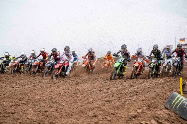 MXGP of Teutschenthal 2026 Teutschenthal, Deutschland 31. Mai 2026 Im Bild:Start MX2 Lauf 1 Teutschenthal Motocross Strecke Talkessel Sachsen-Anhalt Deutschland