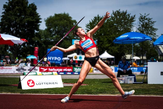 51. Hypomeeting, Goetzis (AT), 31.05.2026 GOETZIS, SWITZERLAND - MAY 31: Liana TRUEMPI of Switzerland competes in the javelin throw of the womens heptathlon at the 51. Hypomeeting, Goetzis (AT) on May 31, 2026 in Goetzis, Switzerland. Copyright: xBEAUTIFULxSPORTS UlfxSchillerx