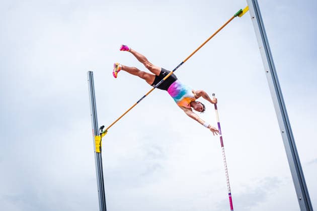 51. Hypomeeting, Goetzis (AT), 31.05.2026 GOETZIS, SWITZERLAND - MAY 31: Simon EHAMMER of Switzerland competes in the pole vault of the mens decathlon at the 51. Hypomeeting, Goetzis (AT) on May 31, 2026 in Goetzis, Switzerland. Copyright: xBEAUTIFULxSPORTS UlfxSchillerx