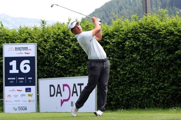 KITZBUEHEL, AUSTRIA - MAY 31: ZHOU, Yanhan (CHN) at the Austrian Alpine Open presented by Kitzbuehel Tirol, DP World TOUR, Final Round on May 31, 2026 in Kitzbuehel, Austria.DP World Tour Austrian Alpine Open, Kitzbuehel, 31.05.2026 Tirol Austria Copyright: xPhotographer:xNilsxKoepkex