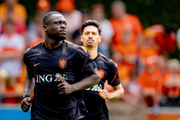 ZEIST - Netherlands player Brian Brobbey during Dutch national team, Nationalteam training at the KNVB Campus on May 31, 2026 in Zeist, the Netherlands. (Photo by DeFodi Images) -