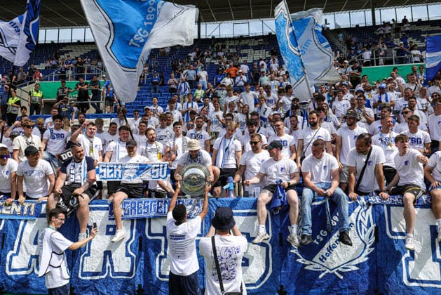 31.05.2026, xhettx, Fussball DM A-Junioren , TSG 1899 Hoffenheim - 1. FC Köln v.l. Jubelbilder aus Hoffenheim (DFL DFB REGULATIONS PROHIBIT ANY USE OF PHOTOGRAPHS as IMAGE SEQUENCES and or QUASI-VIDEO)