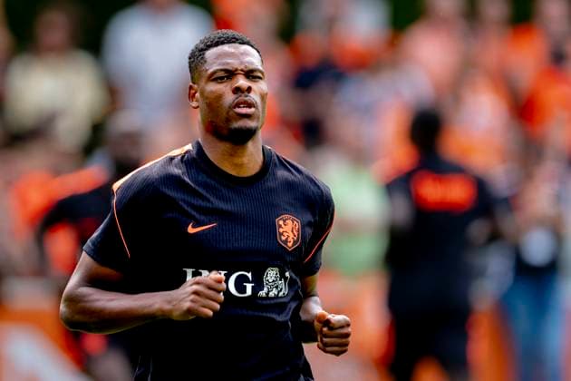 ZEIST - Netherlands player Denzel Dumfries during Dutch national team, Nationalteam training at the KNVB Campus on May 31, 2026 in Zeist, the Netherlands. (Photo by DeFodi Images) -